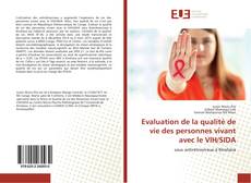 Capa do livro de Evaluation de la qualité de vie des personnes vivant avec le VIH/SIDA 