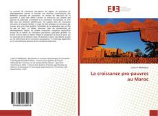 Capa do livro de La croissance pro-pauvres au Maroc 