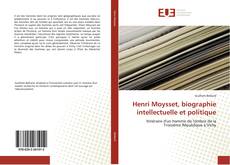 Henri Moysset, biographie intellectuelle et politique的封面