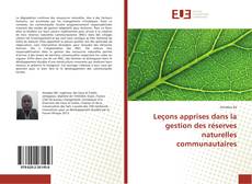 Leçons apprises dans la gestion des réserves naturelles communautaires的封面