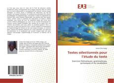 Capa do livro de Textes sélectionnés pour l’étude du texte 