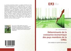 Capa do livro de Déterminants de la croissance économique des pays membres de la CIRGL 