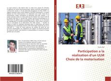 Buchcover von Participation a la réalisation d’un ULM Choix de la motorisation
