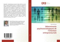 Portada del libro de Déterminants psychosociologiques de l’intention entrepreneuriale