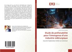 Copertina di Etude de préfaisabilité pour l’émergence d’une industrie sidérurgique