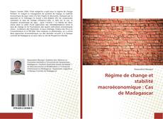 Capa do livro de Régime de change et stabilité macroéconomique 