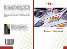 Capa do livro de Business Economics 