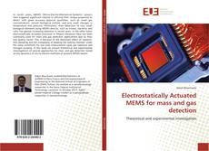 Capa do livro de Electrostatically Actuated MEMS for mass and gas detection 