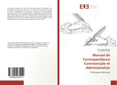 Capa do livro de Manuel de Correspondance Commerciale et Administrative 