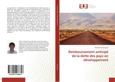 Buchcover von Remboursement anticipé de la dette des pays en développement