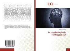 Bookcover of La psychologie de l'entrepreneur