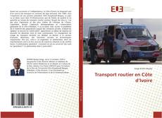 Buchcover von Transport routier en Côte d’Ivoire