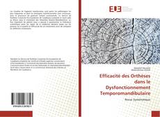 Buchcover von Efficacité des Orthèses dans le Dysfonctionnement Temporomandibulaire