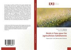 Bookcover of Accès à l'eau pour les agricultrices Sahéliennes