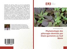 Capa do livro de Phytoécologie des pâturages dominés par Elaeis guinensis au Sud Bénin 
