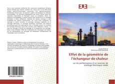 Effet de la géométrie de l’échangeur de chaleur的封面