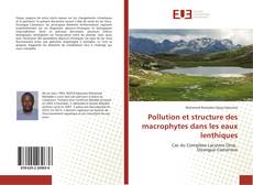 Copertina di Pollution et structure des macrophytes dans les eaux lenthiques