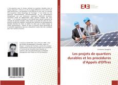 Buchcover von Les projets de quartiers durables et les procédures d’Appels d'Offres