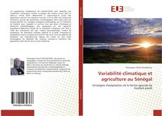 Variabilité climatique et agriculture au Sénégal kitap kapağı