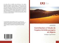 Capa do livro de Contribution à l’étude de l’espèce Aristida pungens en Algerie 