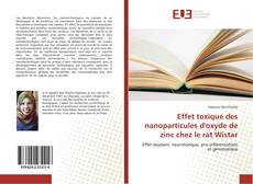 Capa do livro de Effet toxique des nanoparticules d'oxyde de zinc chez le rat Wistar 