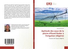 Bookcover of Aptitude des eaux de la plaine d'Oued Nador à l'irrigation (Algérie)