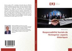 Buchcover von Responsabilité Sociale de l'Entreprise: aspects théoriques