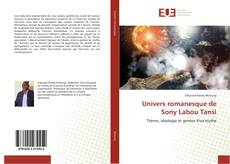 Bookcover of Univers romanesque de Sony Labou Tansi