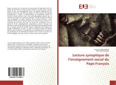 Lecture synoptique de l’enseignement social du Pape François kitap kapağı