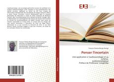 Borítókép a  Penser l'incertain - hoz
