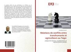 Copertina di Relations de conflits entre transhumants et agriculteurs au Togo: