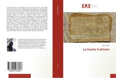 Capa do livro de La haute trahison 