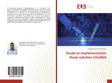 Etude et implémentation d'une solution ChatBot kitap kapağı