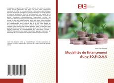 Couverture de Modalités de financement d'une SO.FI.D.A.V