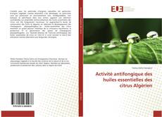 Buchcover von Activité antifongique des huiles essentielles des citrus Algérien