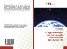 Capa do livro de L’Oxygénothérapie Hyperbare dans le traitement de la spondylodiscite 