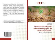Bookcover of Évaluation in vitro des activités biologiques de Teucrium polium L.