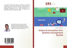 Anlyse & Conception d'un Système management Qualité kitap kapağı