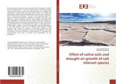 Buchcover von Effect of saline soils and drought on growth of salt tolerant species