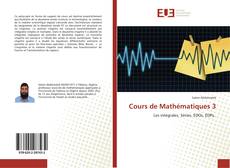 Portada del libro de Cours de Mathématiques 3