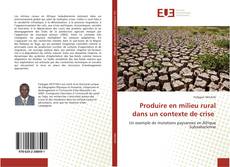 Capa do livro de Produire en milieu rural dans un contexte de crise 