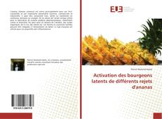 Bookcover of Activation des bourgeons latents de différents rejets d'ananas