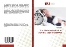 Copertina di Troubles du sommeil au cours des spondylarthrites