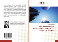 Le système normatif français est il un frein à la commercialisation kitap kapağı