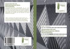 Anamodernité est Metropologisme (Série Nominalisme) kitap kapağı