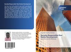 Capa do livro de Socially-Responsible Real Estate Development 