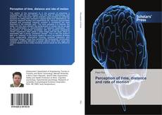 Portada del libro de Perception of time, distance and rate of motion