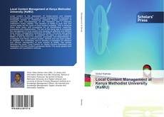 Buchcover von Local Content Management at Kenya Methodist University (KeMU)