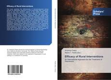 Buchcover von Efficacy of Rural Interventions