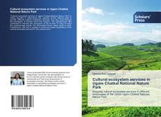 Bookcover of Cultural ecosystem services in Ugam Chatkal National Nature Park